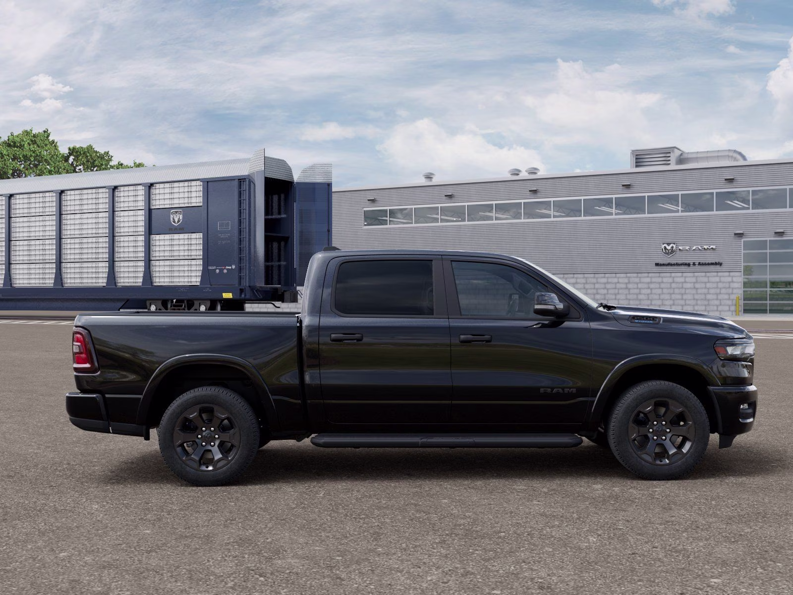 2026 Diamond Black Crystal Pearlcoat Ram 1500 Big Horn/Lone Star 4X4 Truck