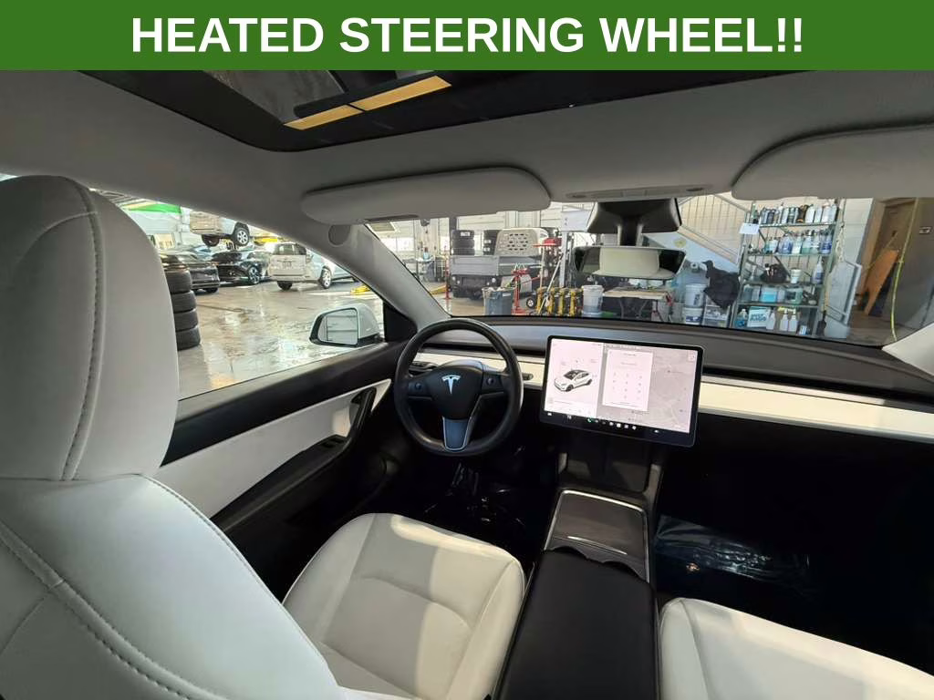 2021 Pearl White Multi-Coat Tesla Model Y Long Range AWD SUV
