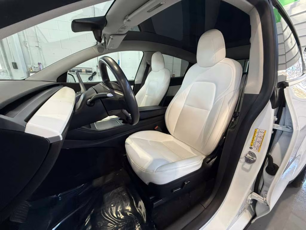 2021 Pearl White Multi-Coat Tesla Model Y Long Range AWD SUV