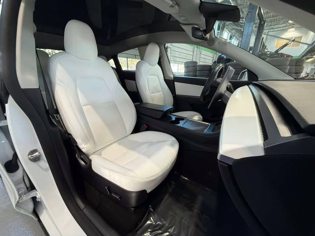 2021 Pearl White Multi-Coat Tesla Model Y Long Range AWD SUV