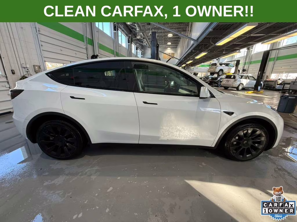 2021 Pearl White Multi-Coat Tesla Model Y Long Range AWD SUV
