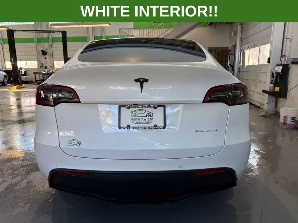 2021 Pearl White Multi-Coat Tesla Model Y Long Range AWD SUV