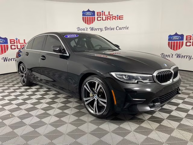 2022 Jet Black BMW 3 Series 330i RWD Sedan