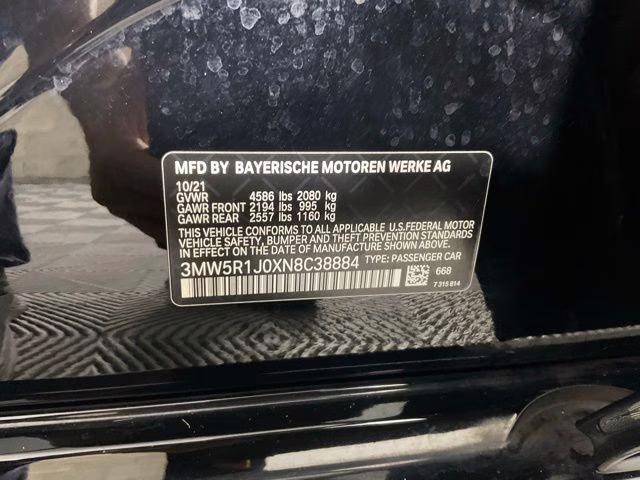 2022 Jet Black BMW 3 Series 330i RWD Sedan