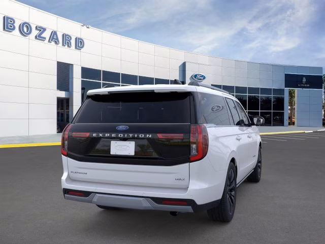 2026 Star White Metallic Tri-Coat Ford Expedition Max Platinum 4X4 SUV