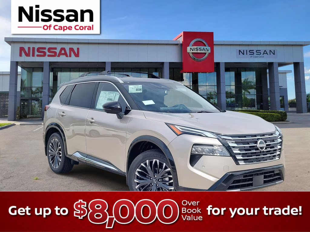 2026 Champagne Silver Metallic Nissan Rogue Platinum AWD SUV