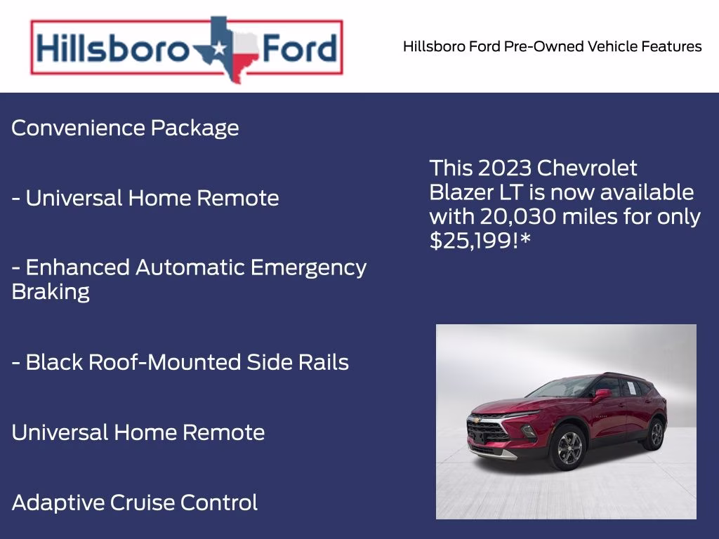 2023 Radiant Red Tintcoat Chevrolet Blazer LT FWD SUV