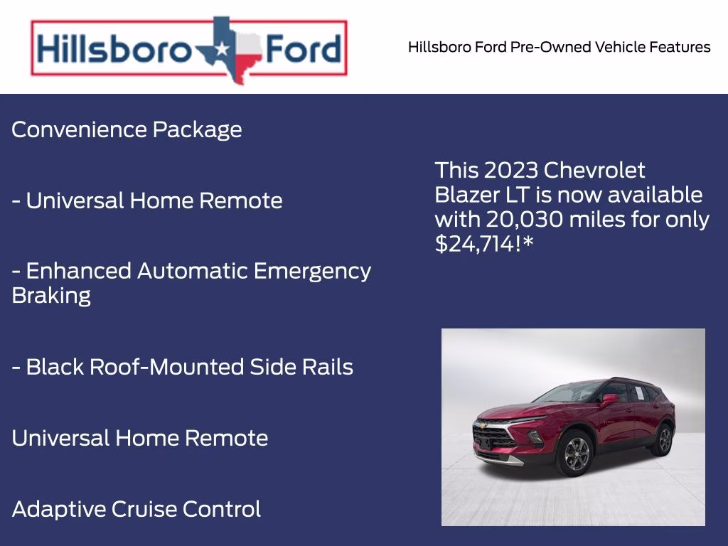 2023 Radiant Red Tintcoat Chevrolet Blazer LT FWD SUV