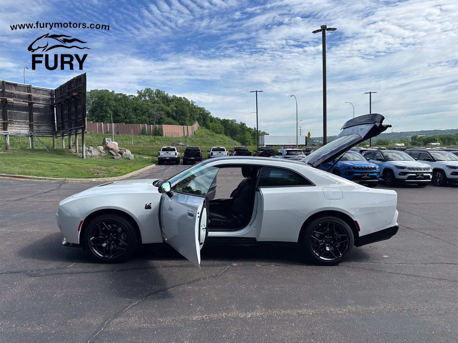 2026 Bright White Clearcoat Dodge Charger Scat Pack AWD Coupe