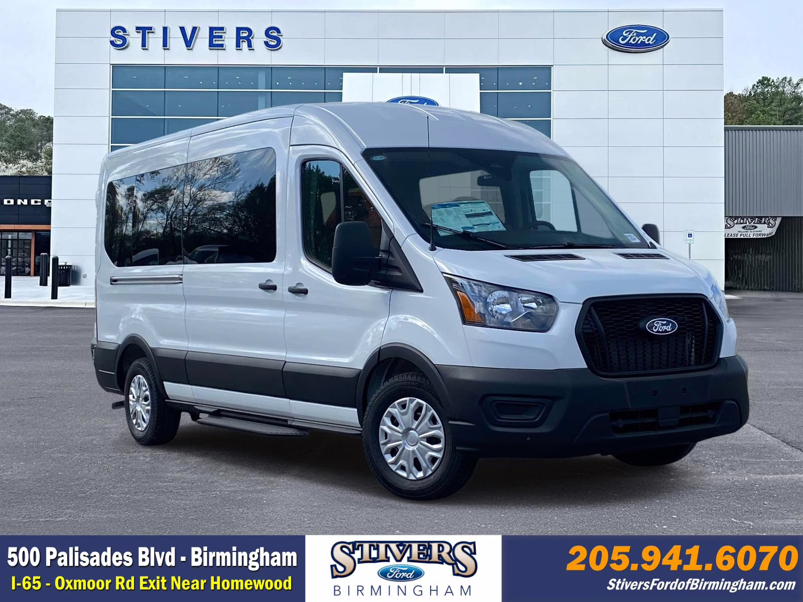 2026 Oxford White Ford Transit-350 XL RWD Crossover