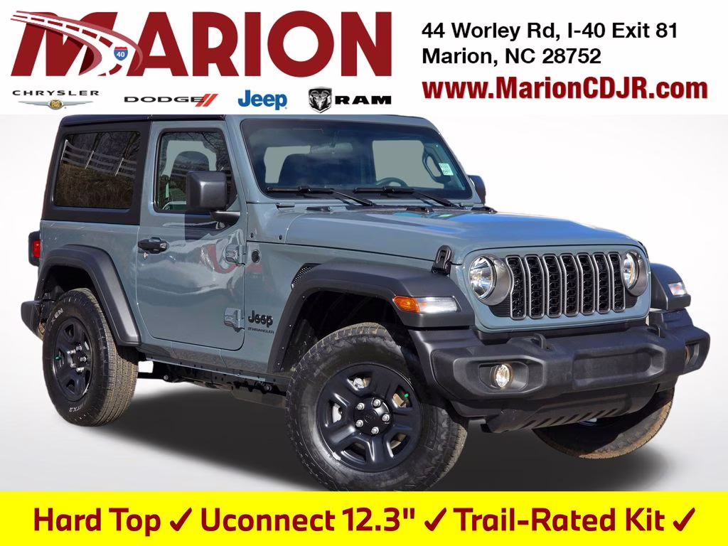 2026 Anvil Clear Coat Jeep Wrangler Sport 4X4 SUV