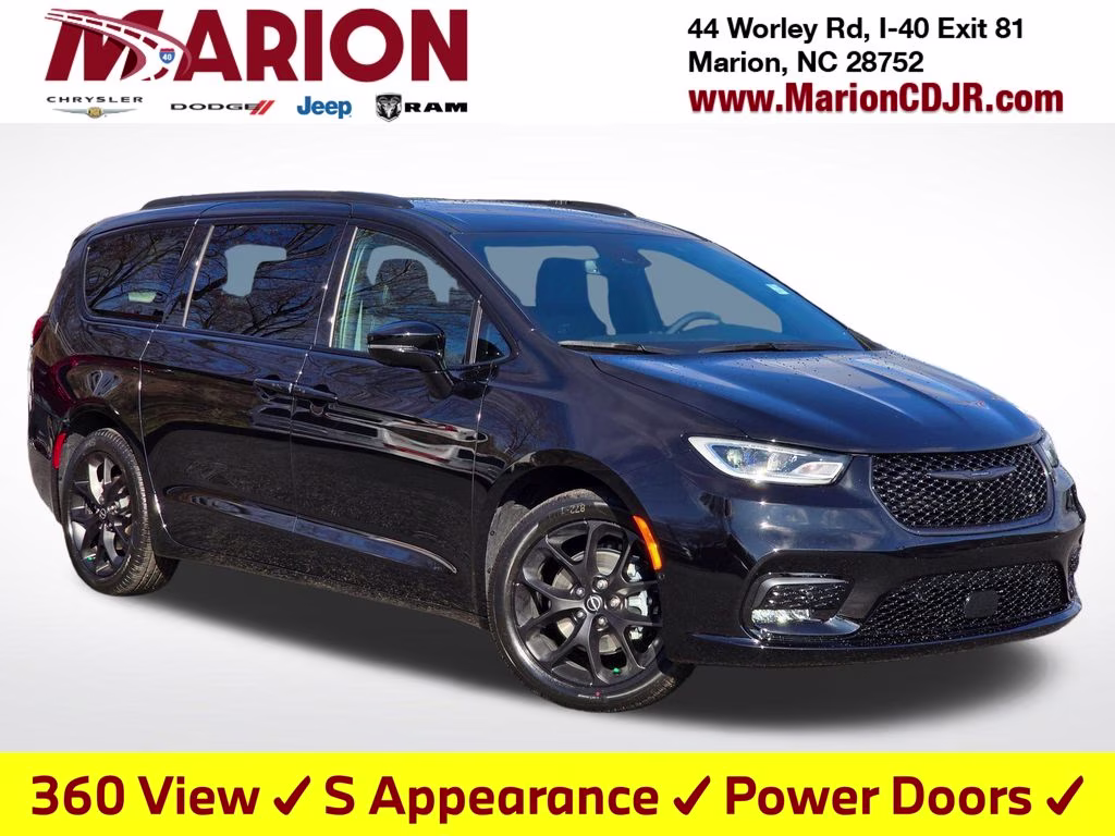 2026 Diamond Black Crystal Pearlcoat Chrysler Pacifica Select FWD Van