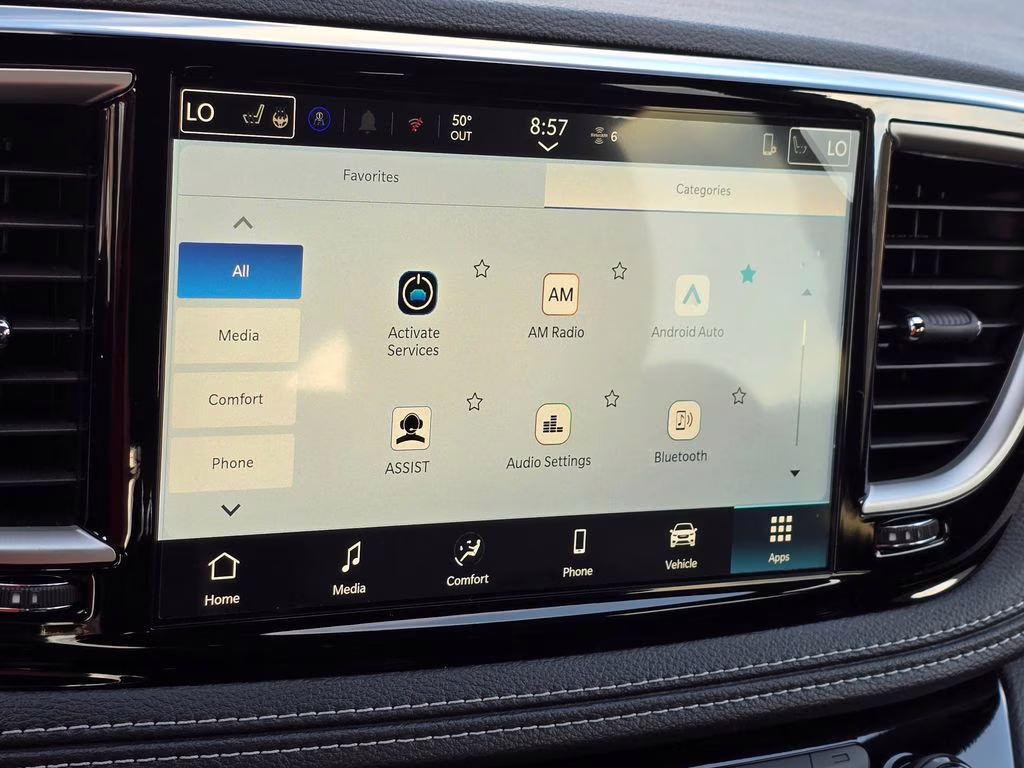 2026 Diamond Black Crystal Pearlcoat Chrysler Pacifica Select FWD Van