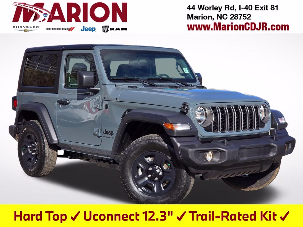 2026 Anvil Clear Coat Jeep Wrangler Sport 4X4 SUV