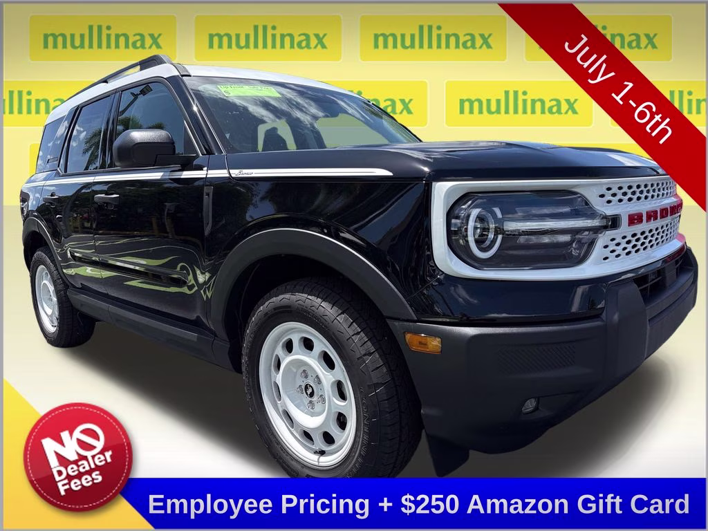 2026 Shadow Black Ford Bronco Sport Heritage 4X4 SUV