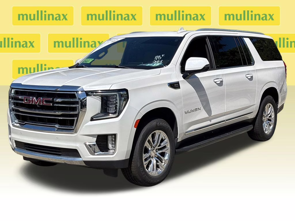 2021 White Frost Tricoat GMC Yukon XL SLT RWD SUV