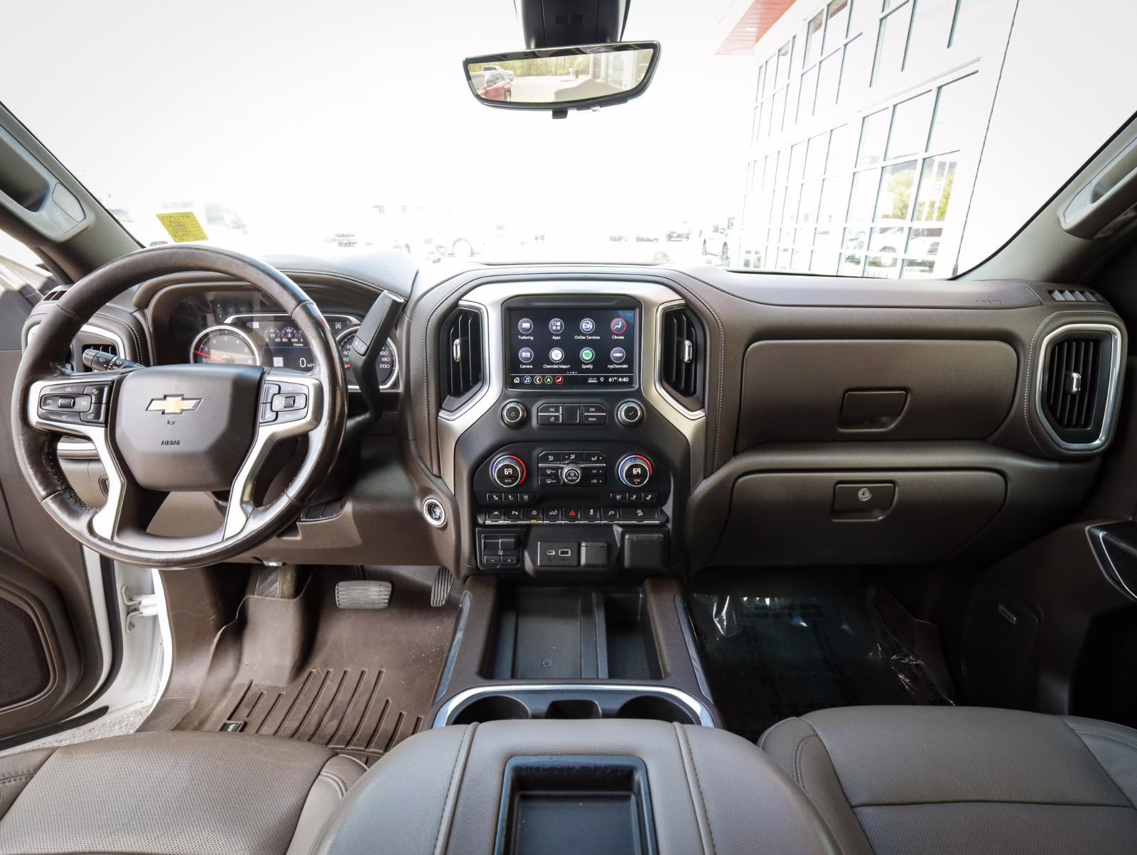 2019 Summit White Chevrolet Silverado 1500 LTZ 4X4 Truck