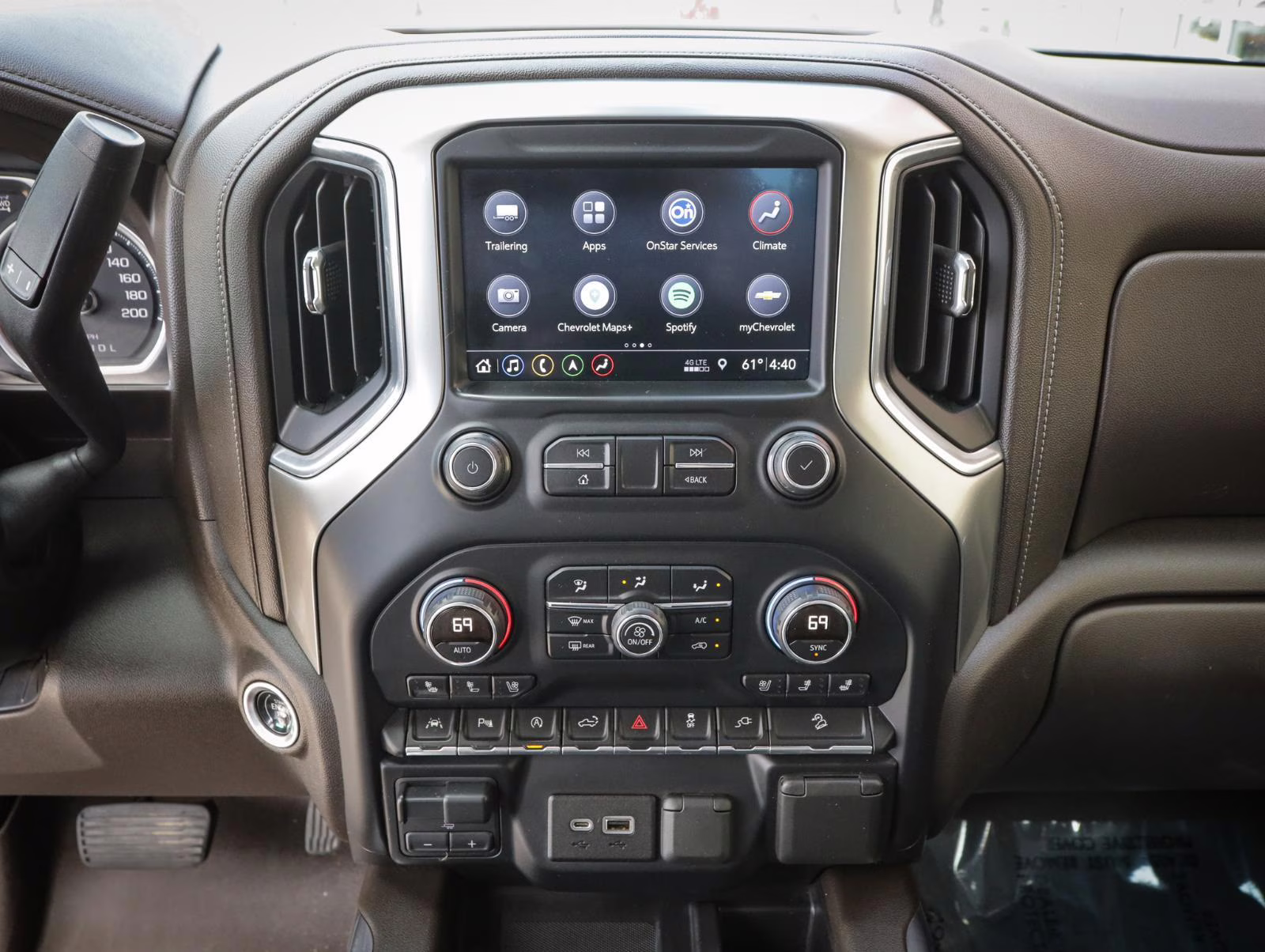 2019 Summit White Chevrolet Silverado 1500 LTZ 4X4 Truck