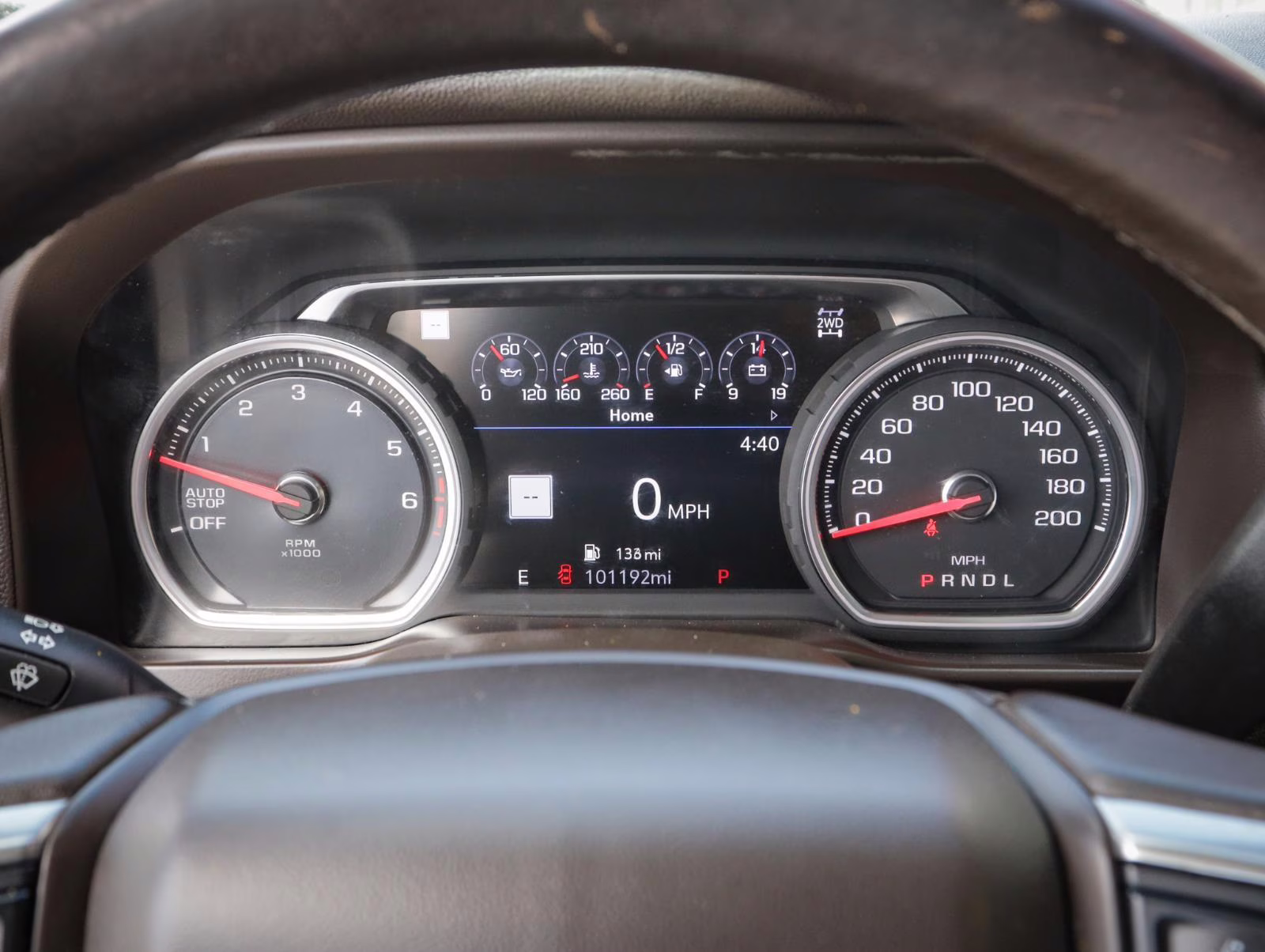 2019 Summit White Chevrolet Silverado 1500 LTZ 4X4 Truck