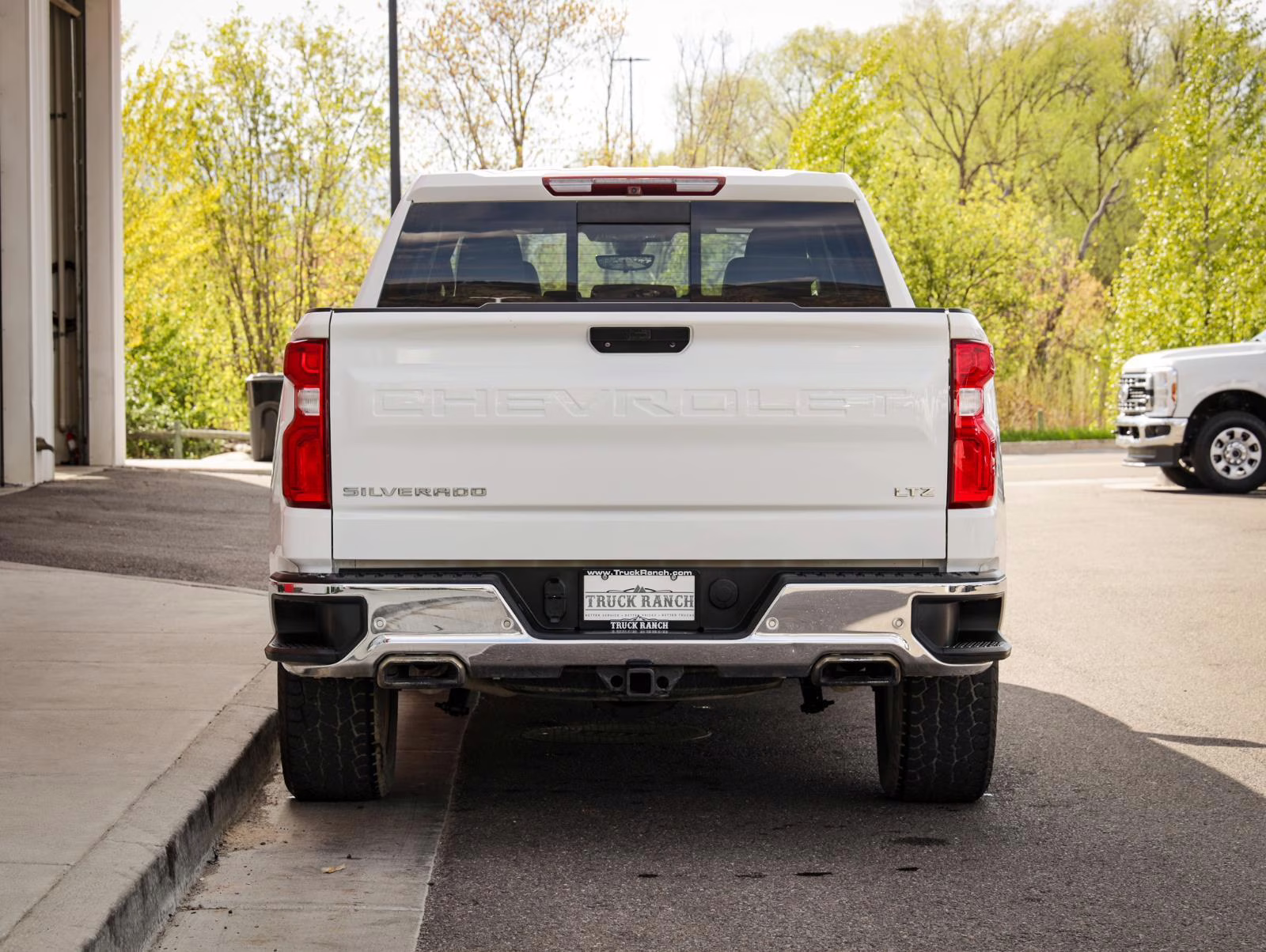 2019 Summit White Chevrolet Silverado 1500 LTZ 4X4 Truck