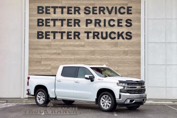 2019 White Chevrolet Silverado 1500 LTZ 4X4 Truck
