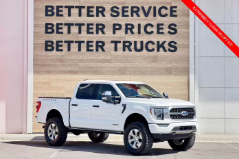 2021 Star White Metallic Tri-Coat Ford F-150 Platinum 4X4 Truck