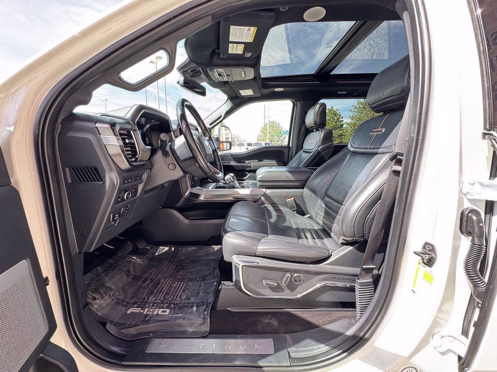 2021 White Ford F-150 Platinum 4X4 Truck
