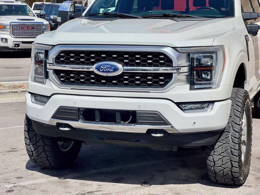 2021 White Ford F-150 Platinum 4X4 Truck