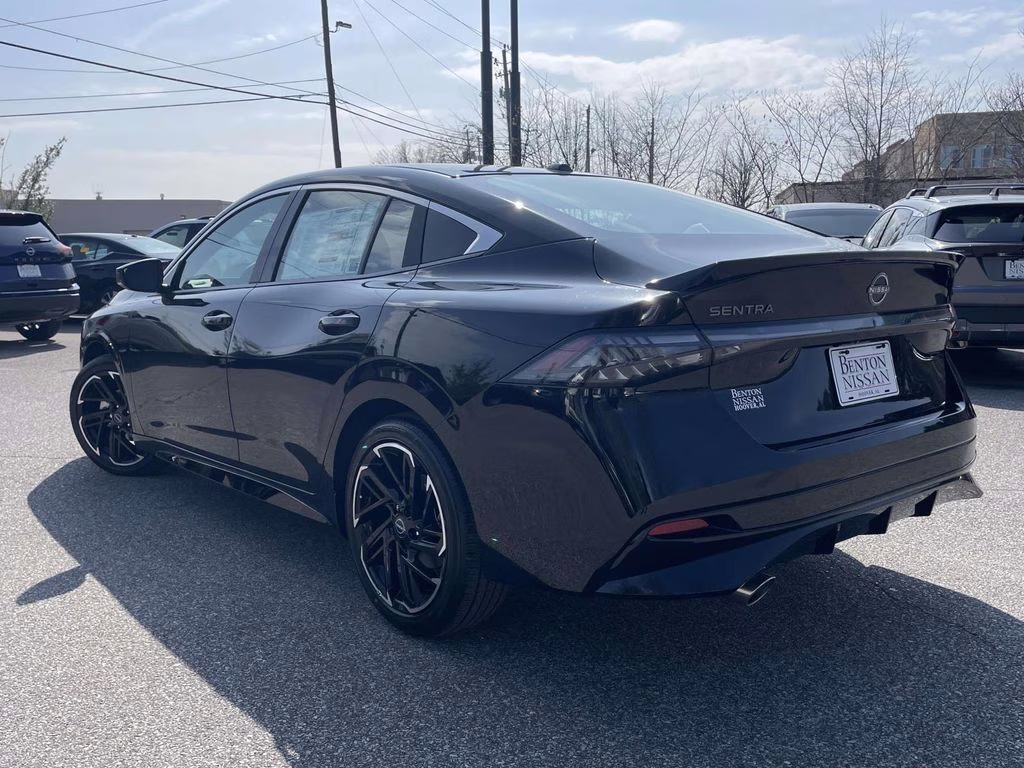 2026 Super Black Nissan Sentra SR FWD Sedan