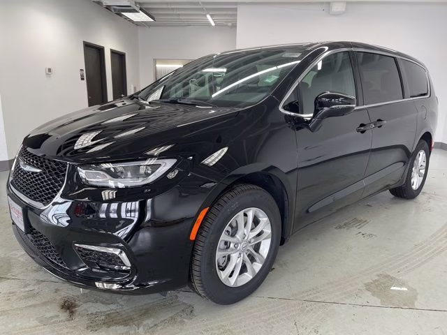 2026 Diamond Black Crystal Pearlcoat Chrysler Pacifica Select AWD Van