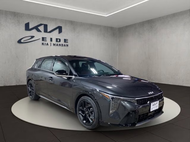 2026 Interstellar Gray Kia K4 GT-Line Turbo FWD Hatchback