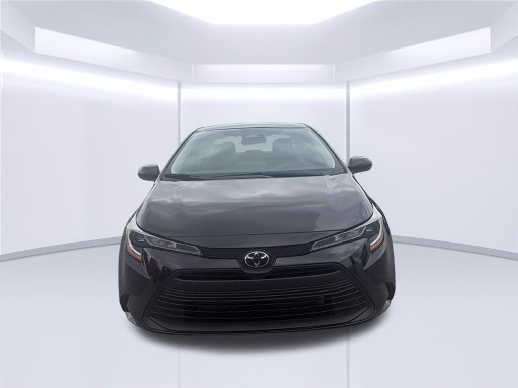 2025 Black Toyota Corolla LE FWD Sedan