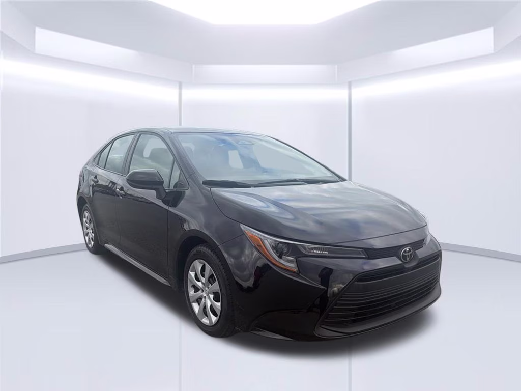 2025 Black Toyota Corolla LE FWD Sedan