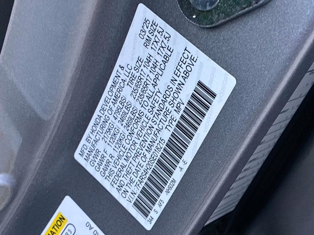 2025 Gray Honda CR-V LX AWD SUV