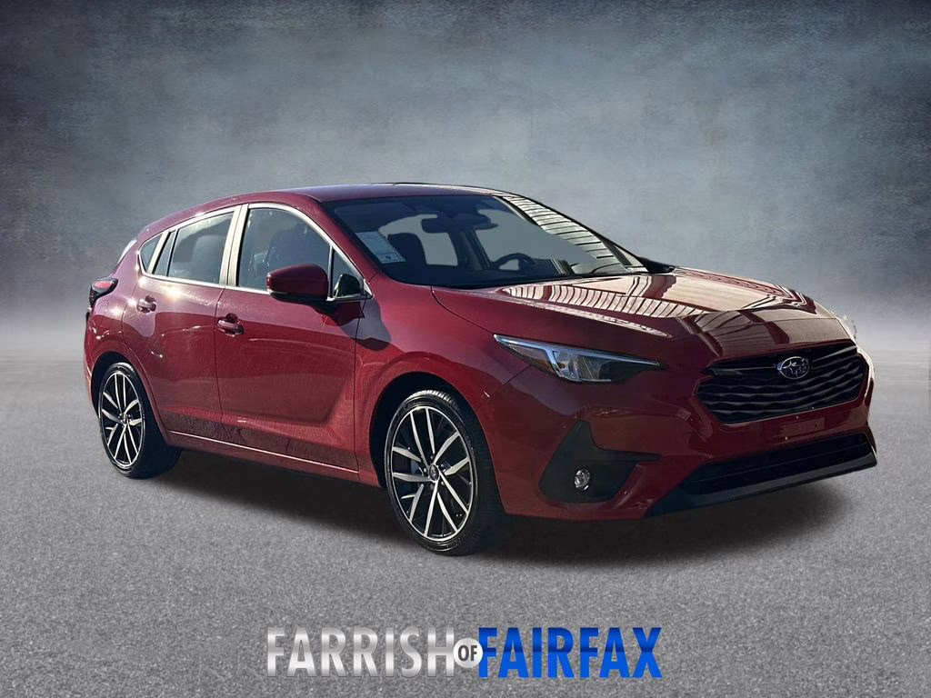 2026 Pure Red Subaru Impreza Sport AWD Hatchback