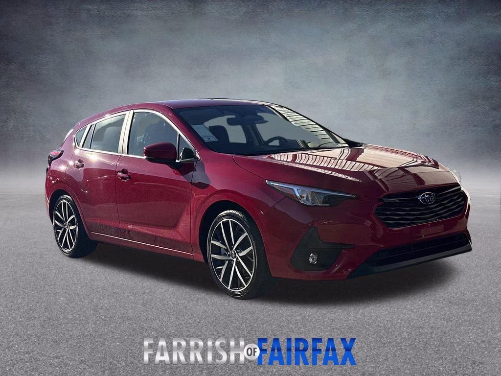 2026 Pure Red Subaru Impreza Sport AWD Hatchback