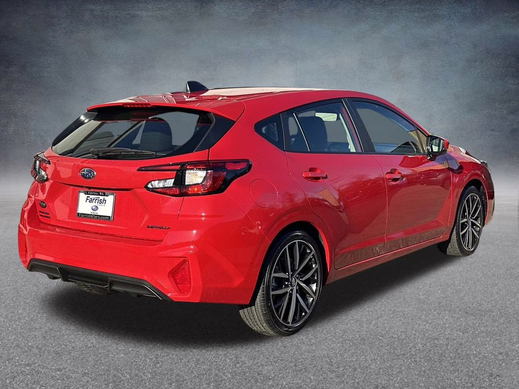 2026 Pure Red Subaru Impreza Sport AWD Hatchback