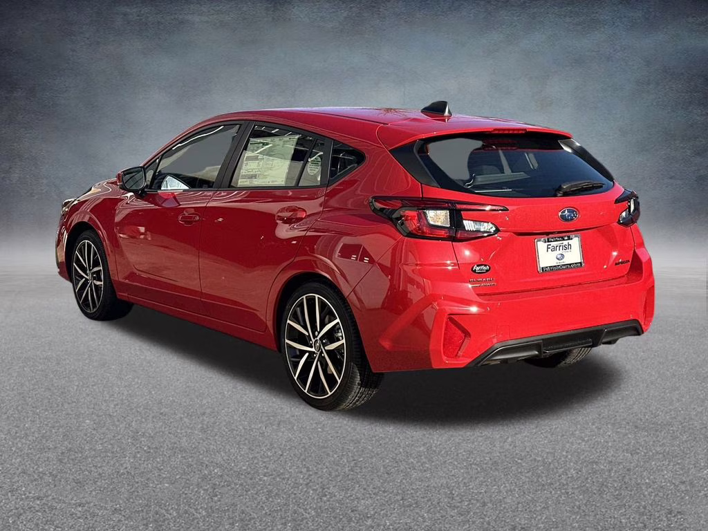 2026 Pure Red Subaru Impreza Sport AWD Hatchback