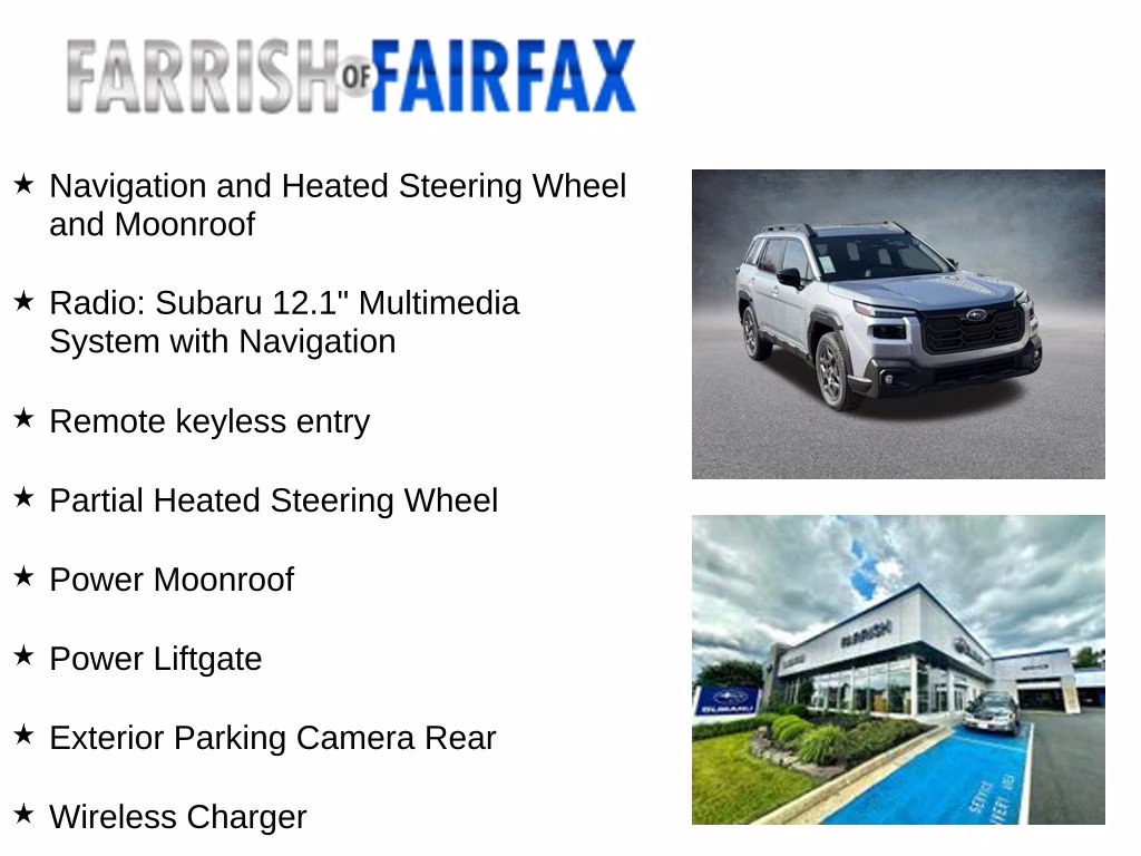 2026 Ice Silver Metallic Subaru Outback Premium AWD SUV