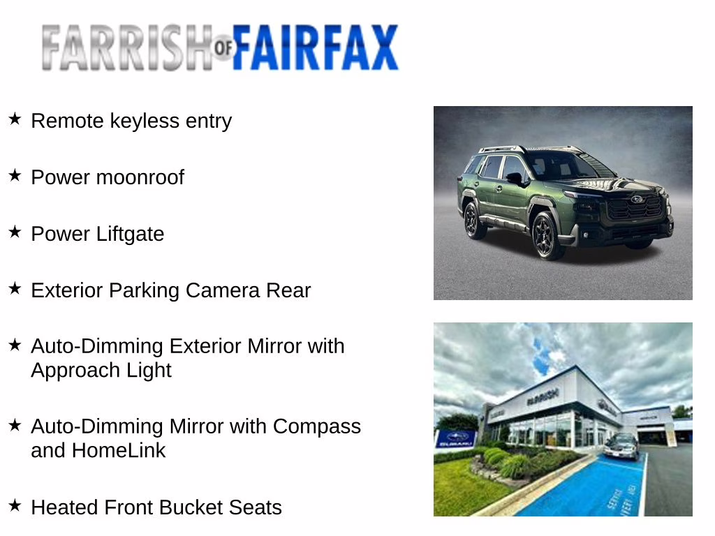 2026 Deep Emerald Green Pearl Subaru Outback Limited AWD SUV