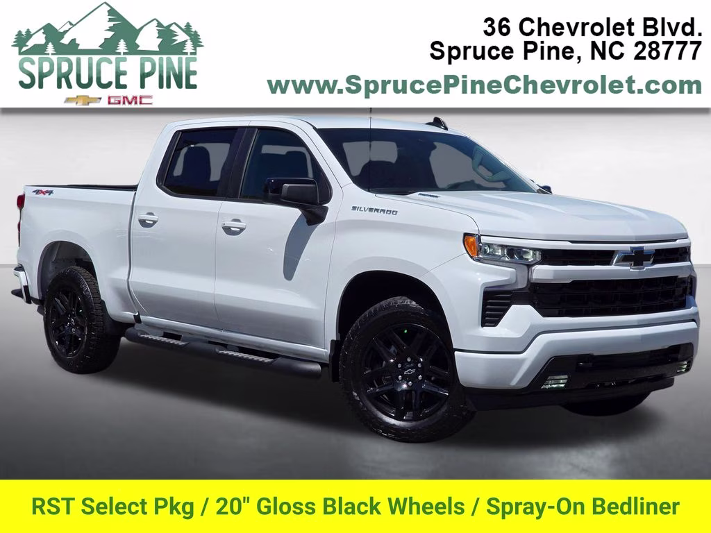 2026 Summit White Chevrolet Silverado 1500 RST 4X4 Truck