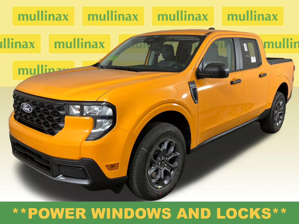 2026 Orange Fury Metallic Tri-Coat Ford Maverick XLT FWD Truck