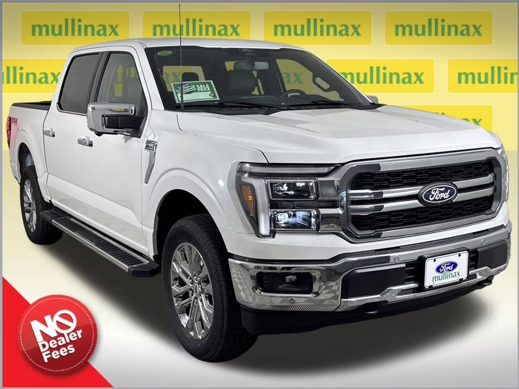 2026 Star White Metallic Tri-Coat Ford F-150 Lariat 4X4 Truck