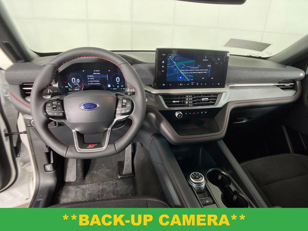 2026 Star White Metallic Tri-Coat Ford Explorer ST RWD SUV