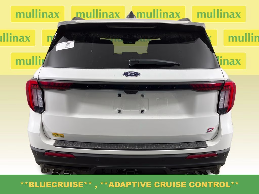 2026 Star White Metallic Tri-Coat Ford Explorer ST RWD SUV