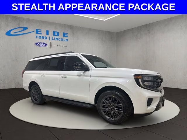 2026 Star White Metallic Tri-Coat Ford Expedition Max Platinum 4X4 SUV