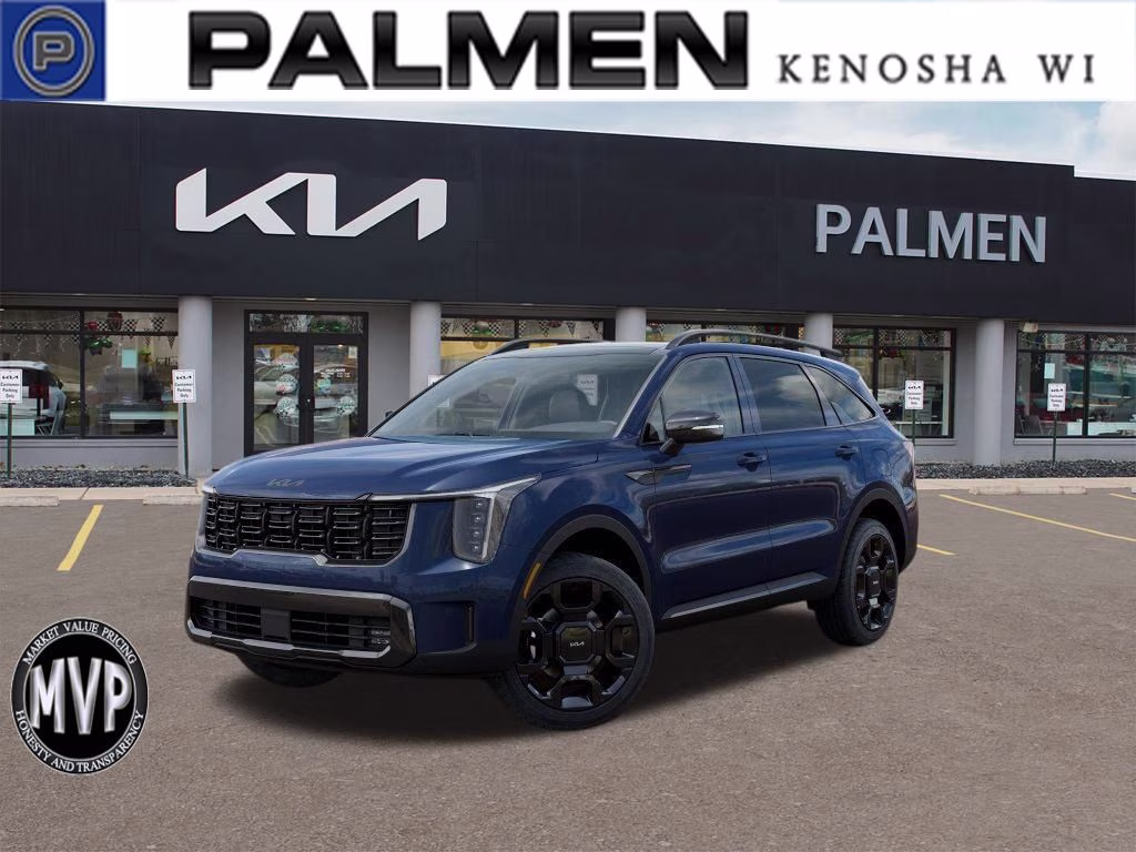 2026 Midnight Lake Blue Kia Sorento X-Line EX AWD SUV