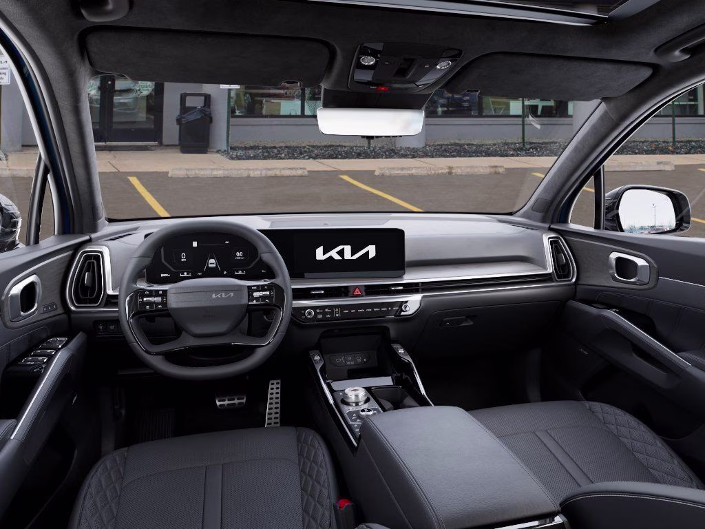 2026 Mineral Blue Kia Sorento Hybrid X-Line SX Prestige AWD SUV