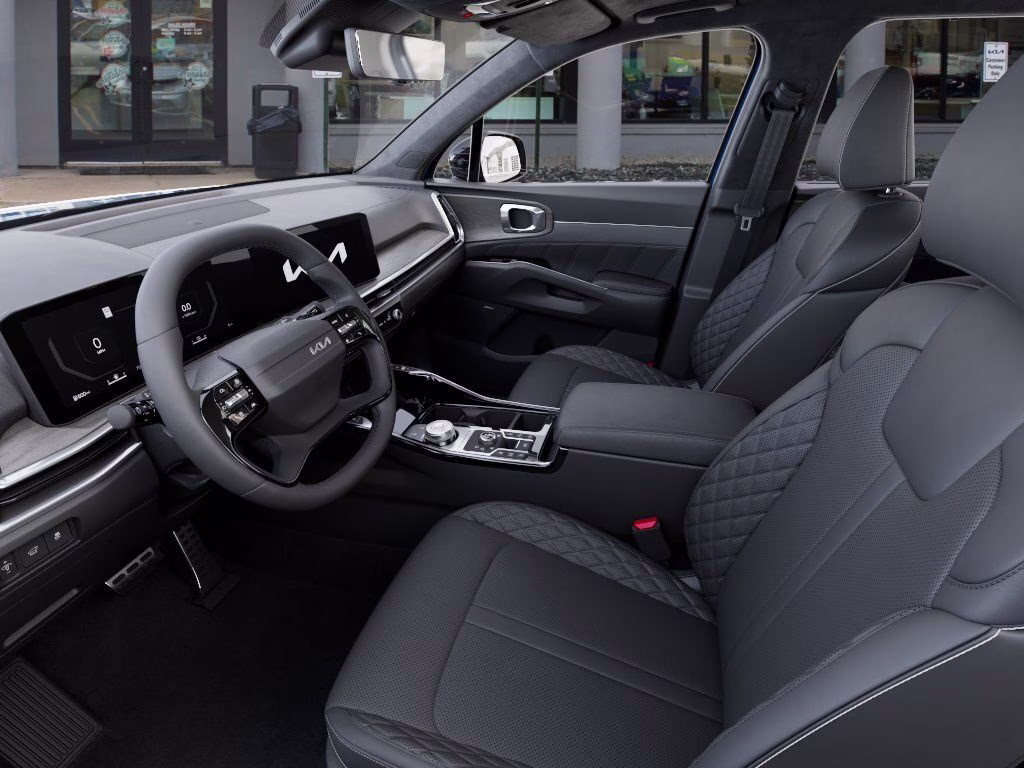 2026 Mineral Blue Kia Sorento Hybrid X-Line SX Prestige AWD SUV