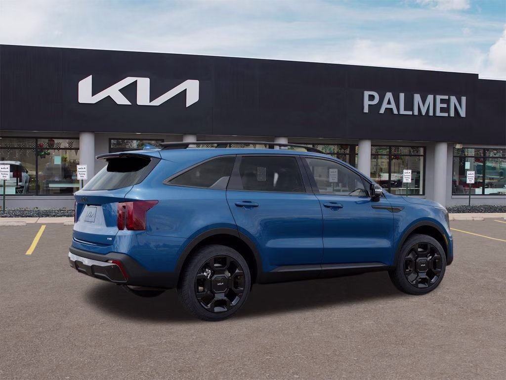 2026 Mineral Blue Kia Sorento Hybrid X-Line SX Prestige AWD SUV
